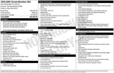 2026 GMC Terrain Elevation