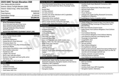2025 GMC Terrain Elevation