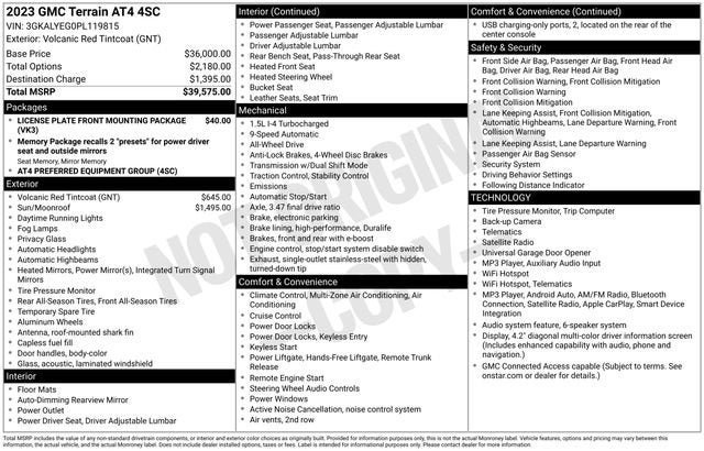 2023 GMC Terrain AT4