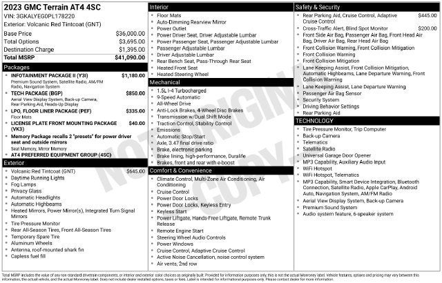 2023 GMC Terrain AT4