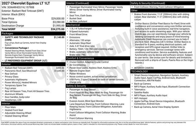 2027 Chevrolet Equinox LT