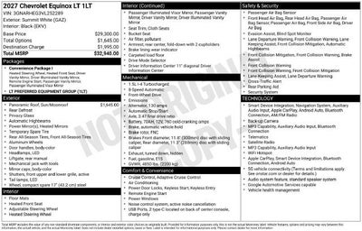 2027 Chevrolet Equinox LT
