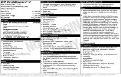 2027 Chevrolet Equinox LT