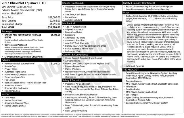 2027 Chevrolet Equinox LT