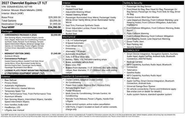 2027 Chevrolet Equinox LT