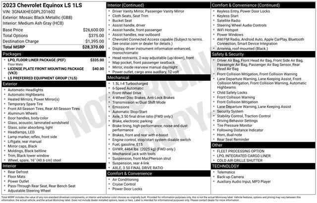 2023 Chevrolet Equinox LS