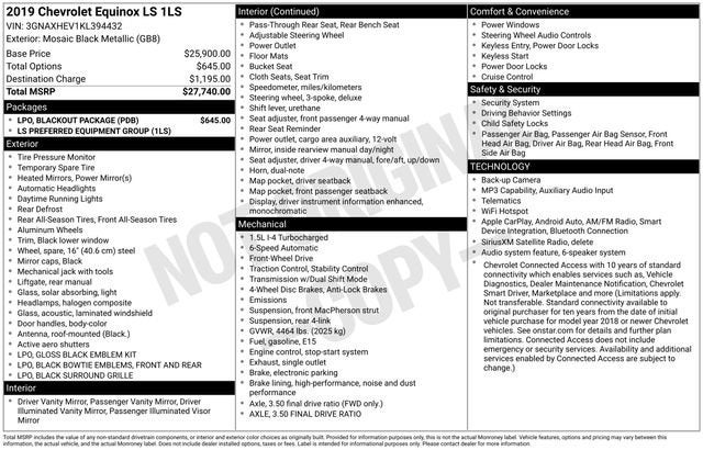 2019 Chevrolet Equinox LS