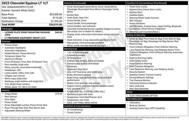 2023 Chevrolet Equinox LT
