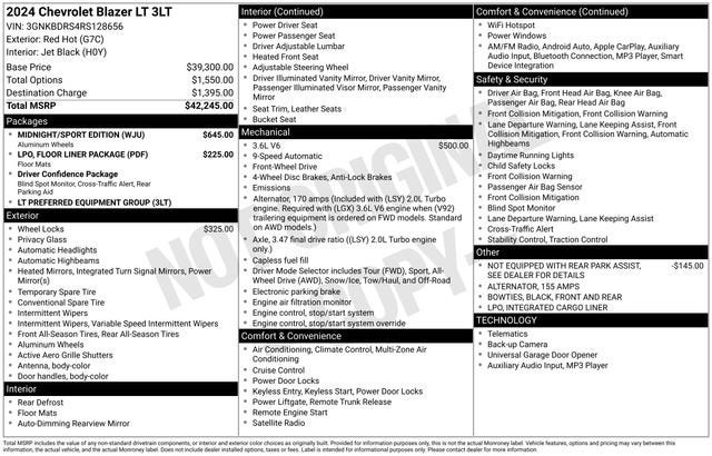 2024 Chevrolet Blazer 3LT