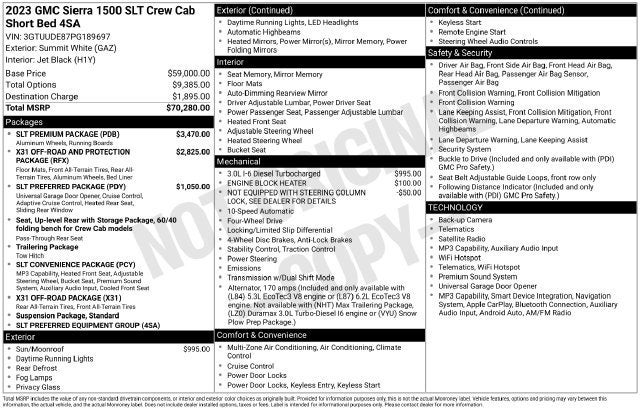 2023 GMC Sierra 1500 SLT