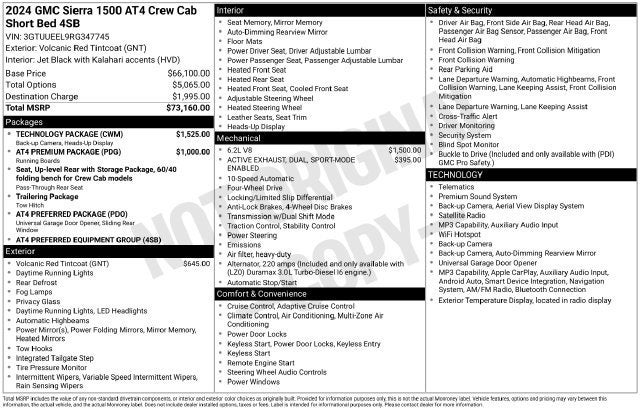 2024 GMC Sierra 1500 AT4