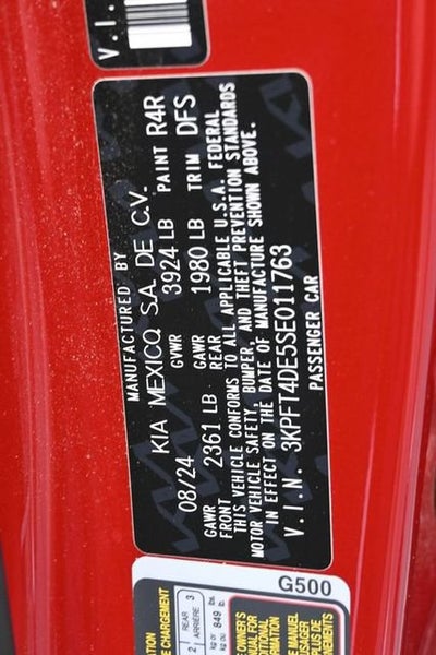 2025 Kia K4 LXS