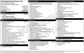 2018 Buick Enclave Essence