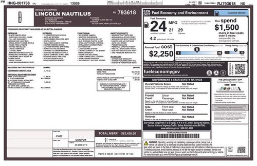 2024 Lincoln Nautilus Reserve