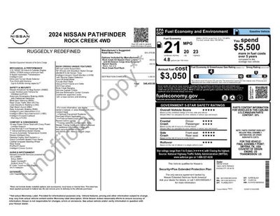 2024 Nissan Pathfinder Rock Creek 4WD