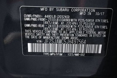 2018 Subaru Forester Touring