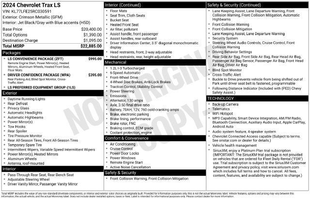 2024 Chevrolet Trax LS