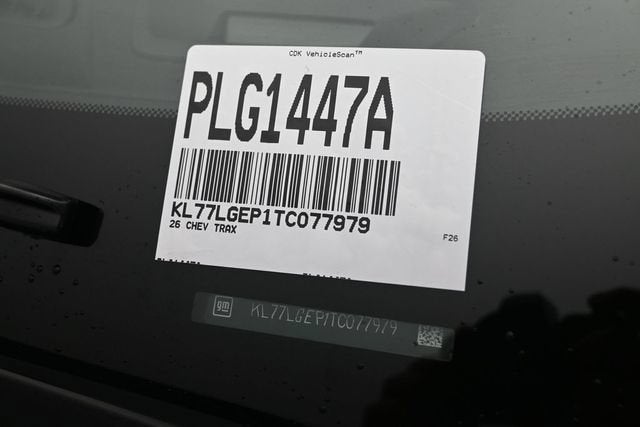 2026 Chevrolet Trax 1RS