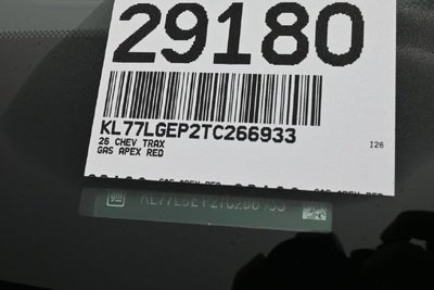 2026 Chevrolet Trax 1RS