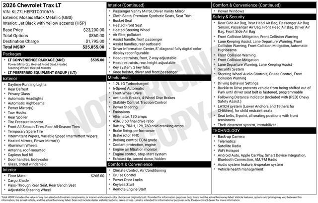 2026 Chevrolet Trax LT