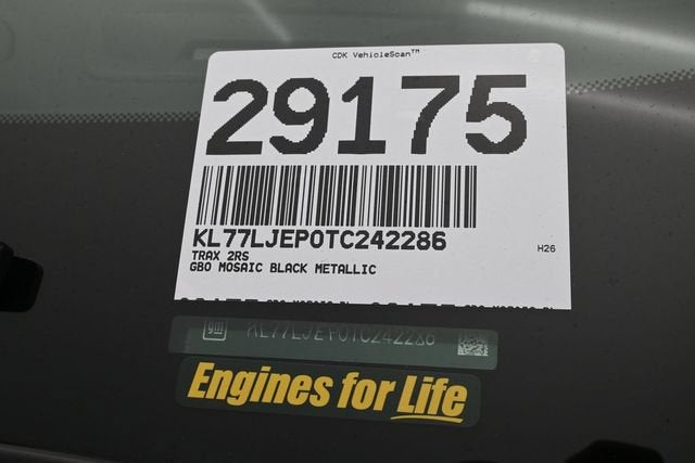 2026 Chevrolet Trax 2RS