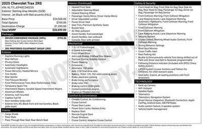 2025 Chevrolet Trax 2RS