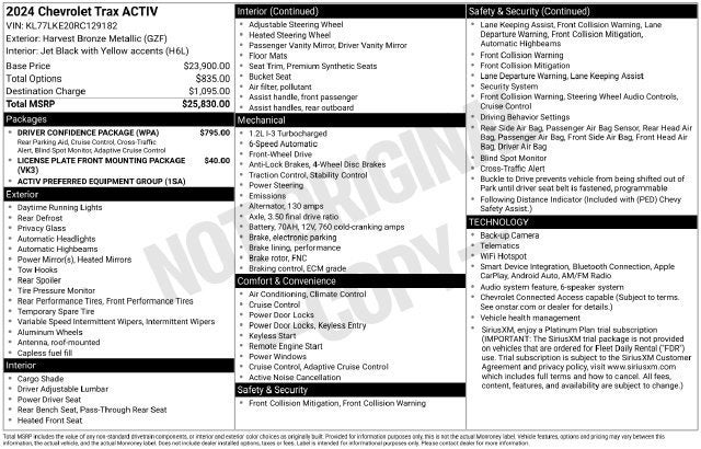 2024 Chevrolet Trax ACTIV