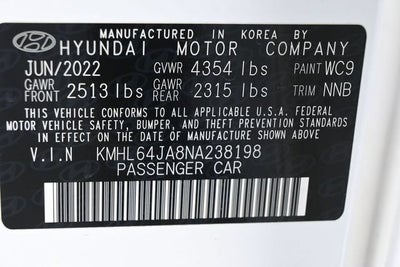 2022 Hyundai Sonata SEL