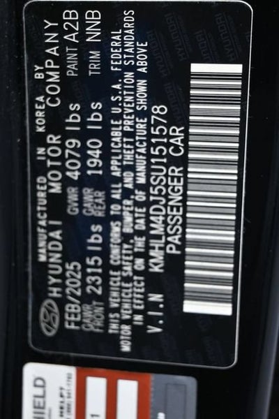 2025 Hyundai Elantra Hybrid SEL Sport