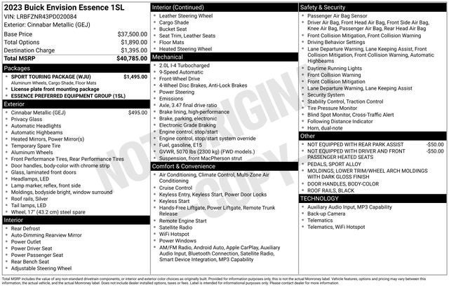 2023 Buick Envision Essence