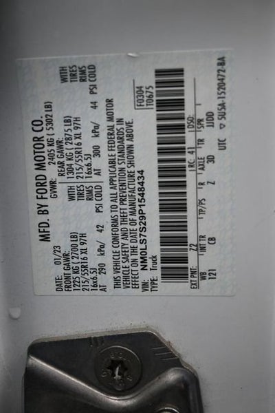 2023 Ford Transit Connect XL Cargo Van
