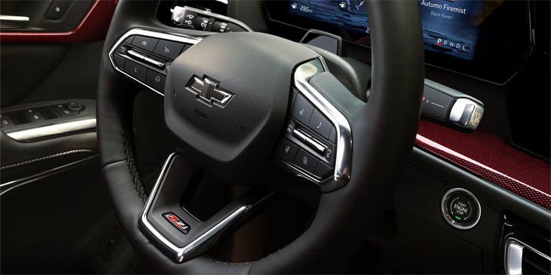2027 Chevrolet Traverse interior showing the center console and controls