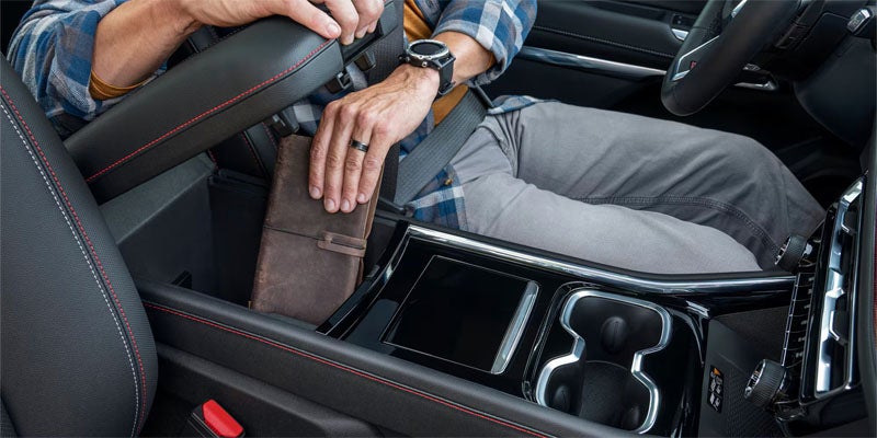 2027 Chevrolet Traverse second-row seating and interior detail
