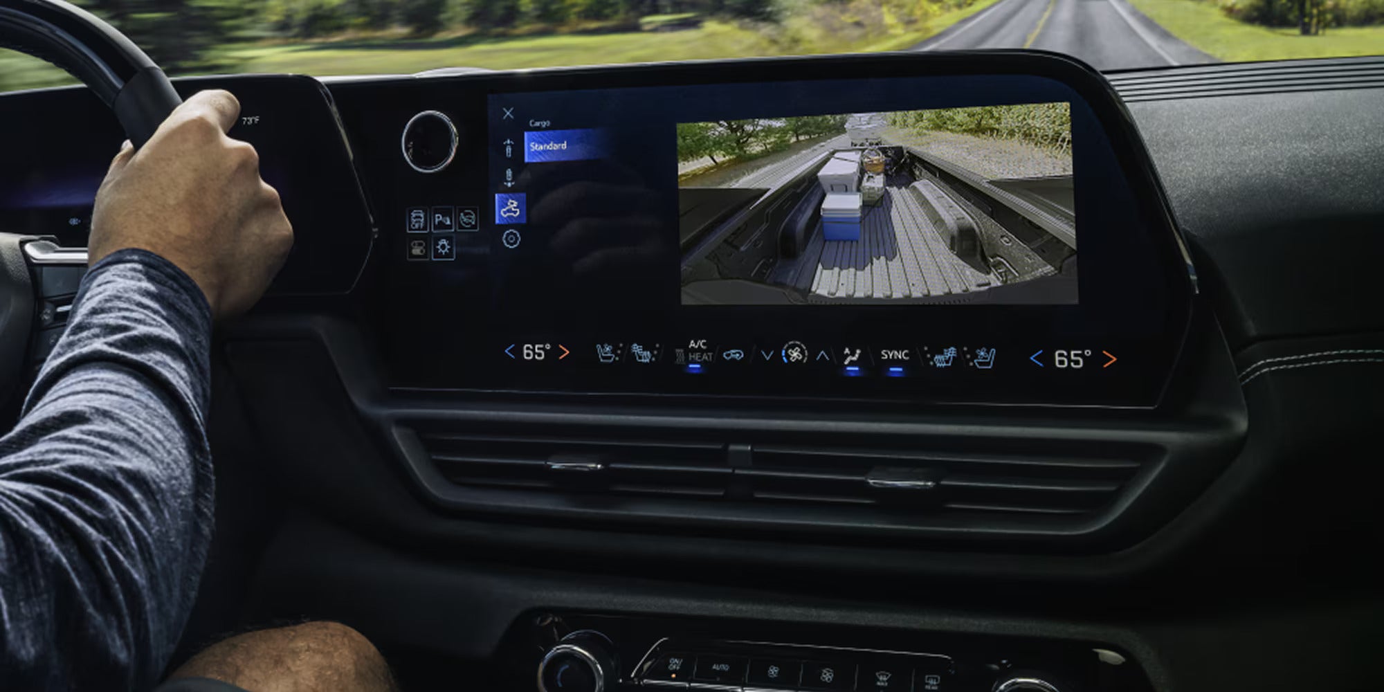 2026 Chevrolet Silverado EV 17.7-inch touchscreen infotainment
